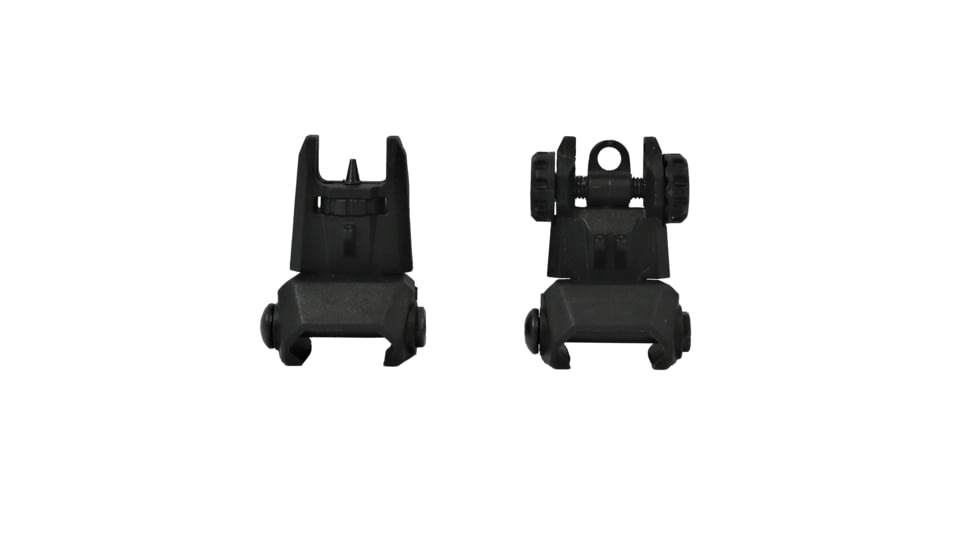 Sights Lasers American Tactical Imports Ready Series ATI TACTICAL FLIP UP FRONT & REAR BACK UP SIGHT POLYMER • Model: Ready Series